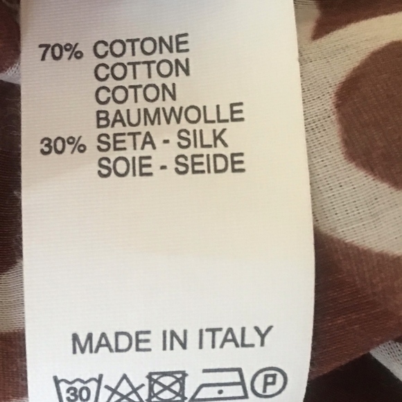 Chio Di Stefania D Resort Wear Short Caftan-NWOT-L - Picture 7 of 8